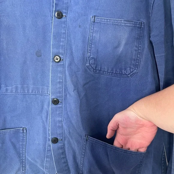 Vintage French work shirt SIZE L